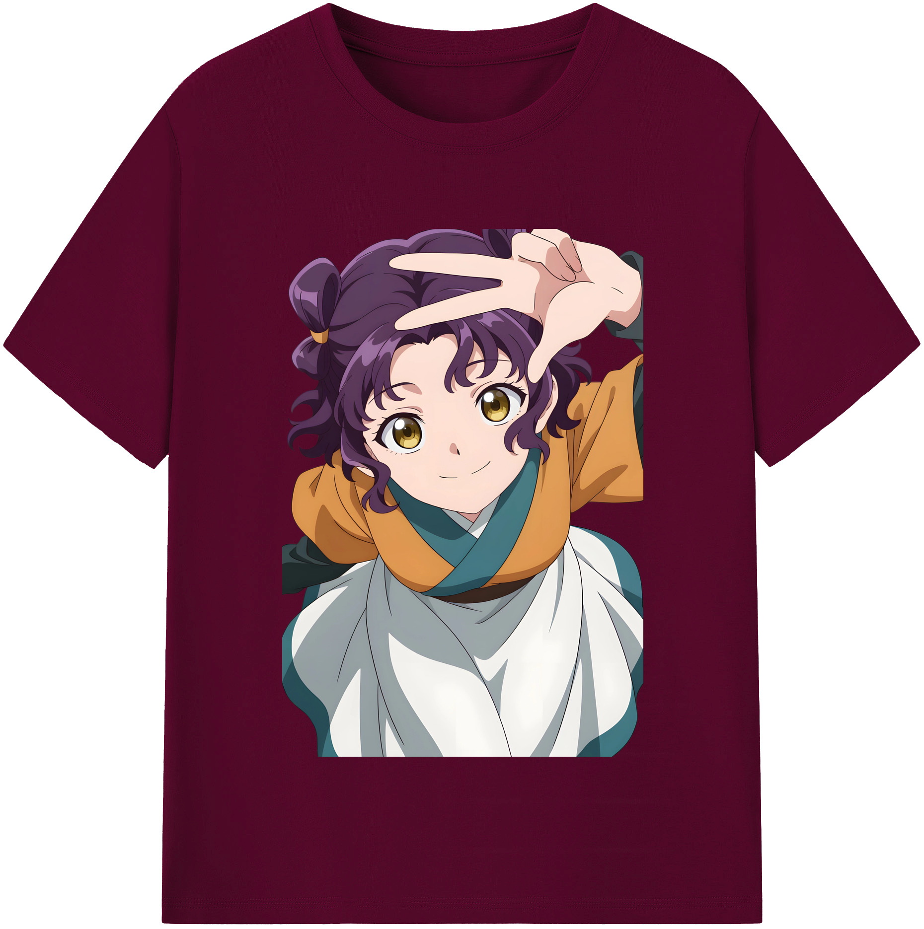 （画像用） 薬屋のひとりごと The Apothecary Diaries レディースカジュアルプリントTシャツ（綿100％）